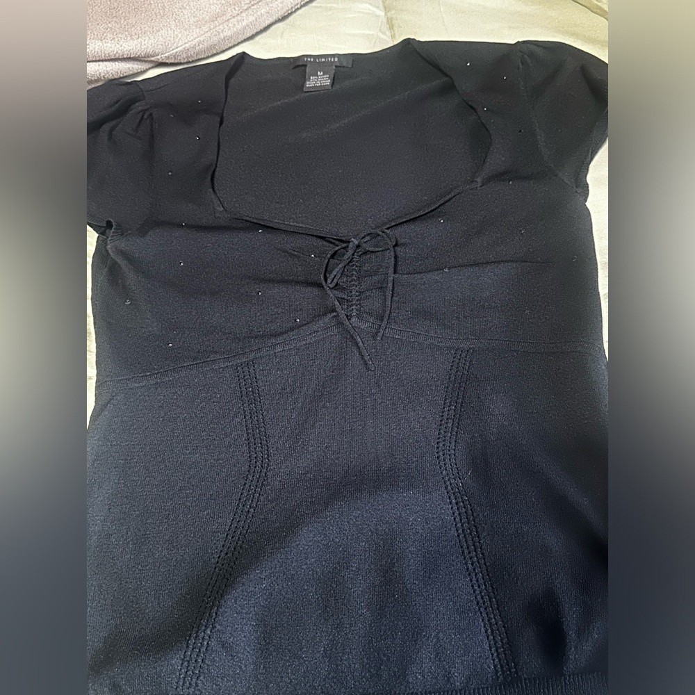 Elegant Black The Limited Top - Size Medium - Excellent Condition